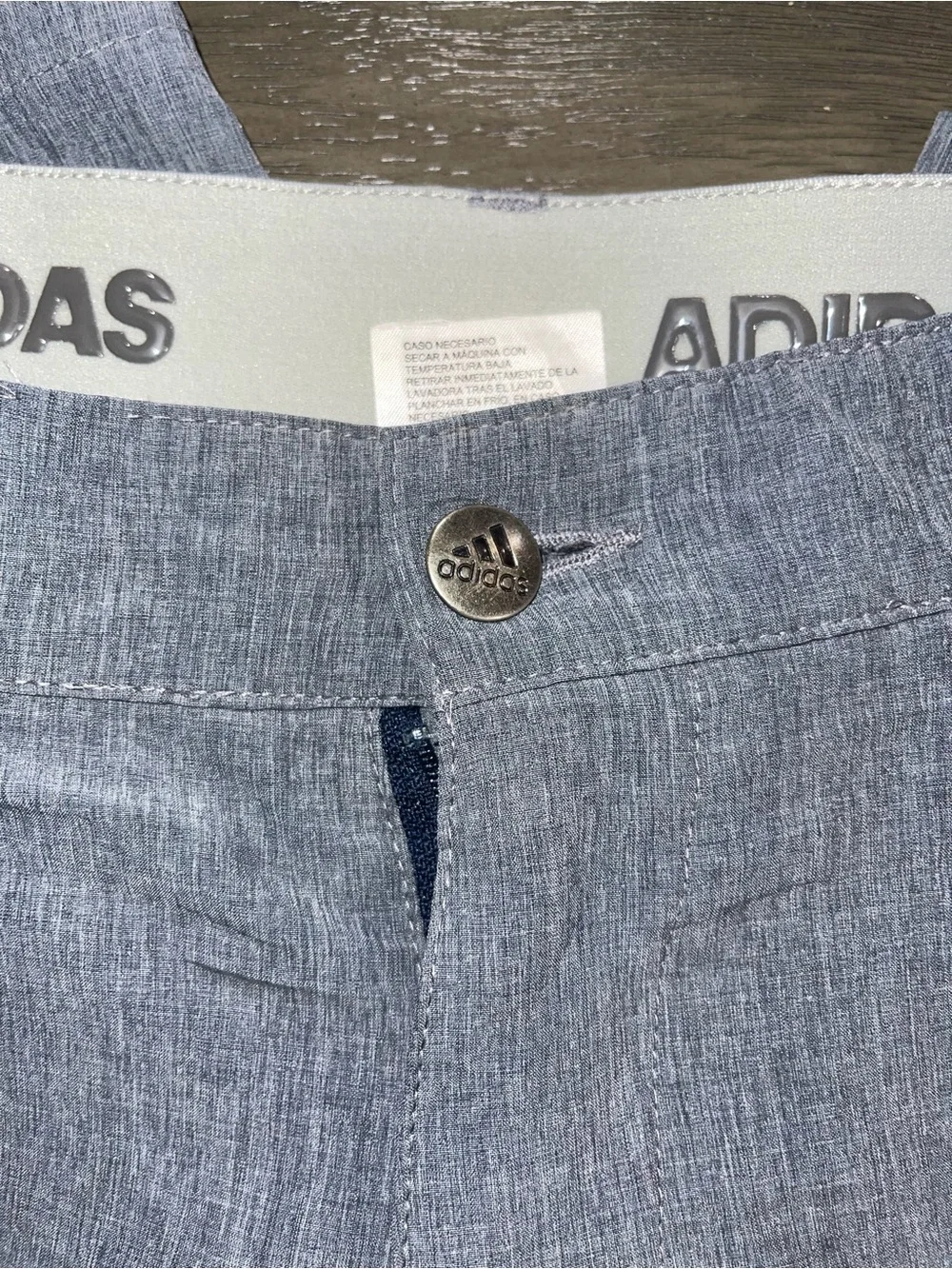 Adidas Mens Sz 34 Ultimate 365 Gray Golf Shorts